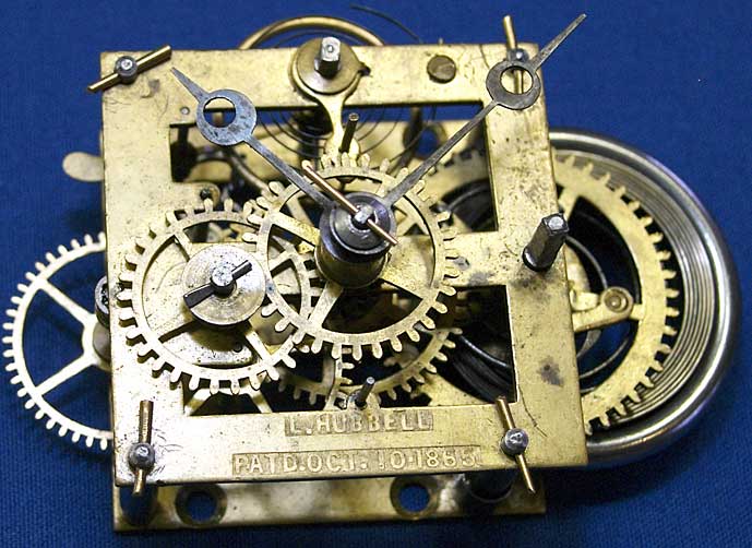 Hubbell marine movement with 1865 patent date