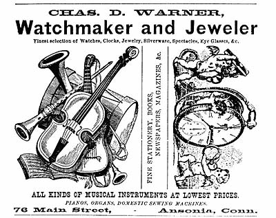 Earliest known advertisement of Charles D. Warner