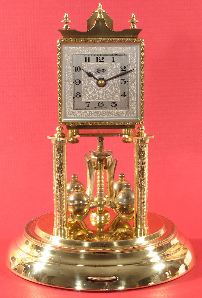 Schatz Standard 400 Day Square Dial. Schatz Standard 400 Day Square Dial Shelf Clock Model Photo