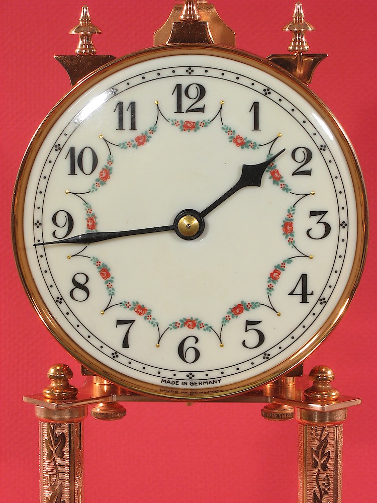 Schatz Copper Plated 400 Day Clock. Schatz Copper Plated 400 Day Clock Shelf Clock Model Photo
