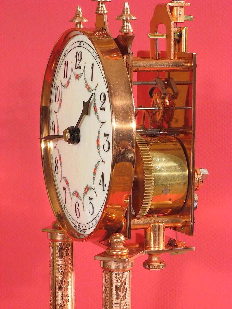 Schatz Copper Plated 400 Day Clock. The gears aren't copper plated.