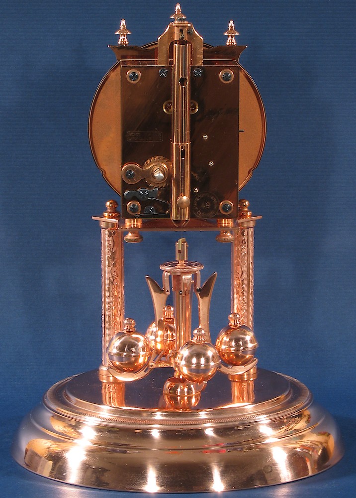 Schatz Copper Plated 400 Day Clock. Schatz Copper Plated 400 Day Clock Shelf Clock Model Photo