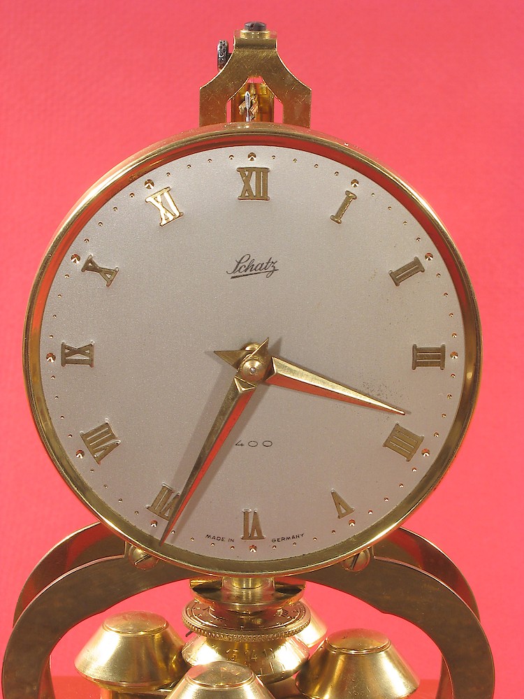 Schatz Bermuda Coach Miniature 400 Day Clock. Schatz Bermuda Coach Miniature 400 Day Clock Shelf Clock Model Photo