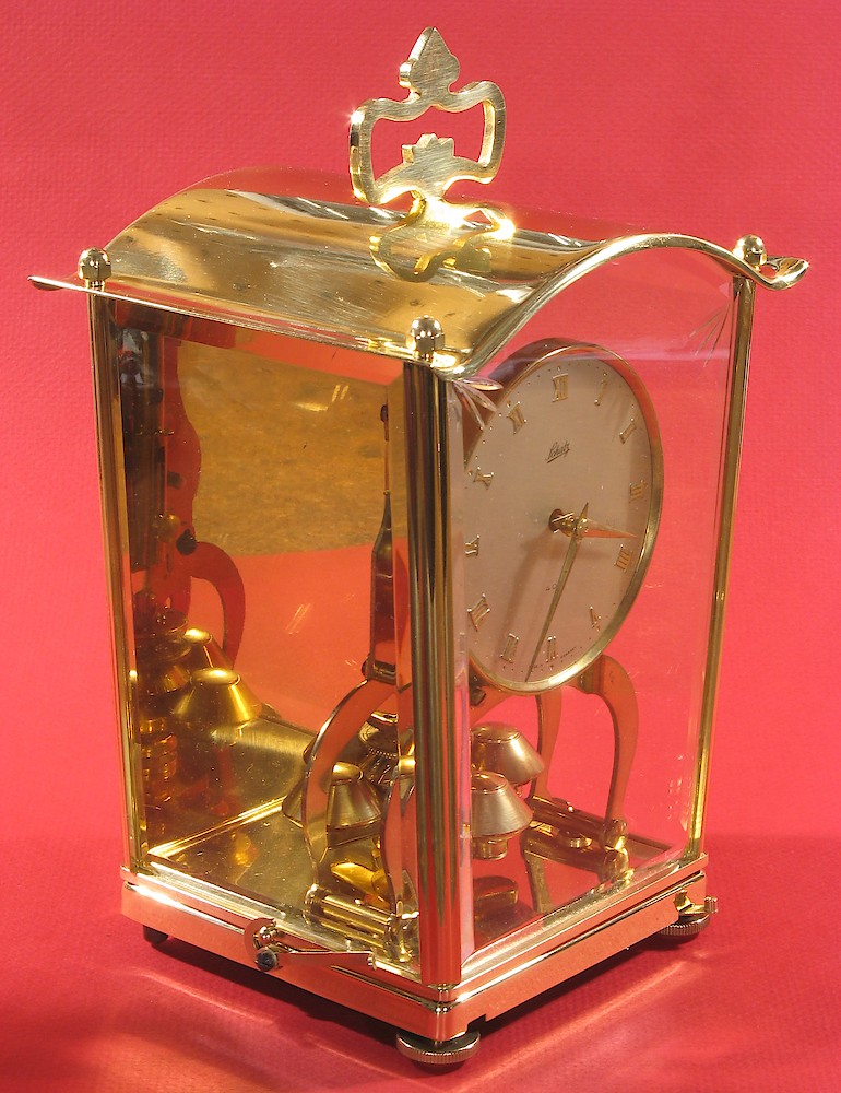 Schatz Bermuda Coach Miniature 400 Day Clock. Schatz Bermuda Coach Miniature 400 Day Clock Shelf Clock Model Photo