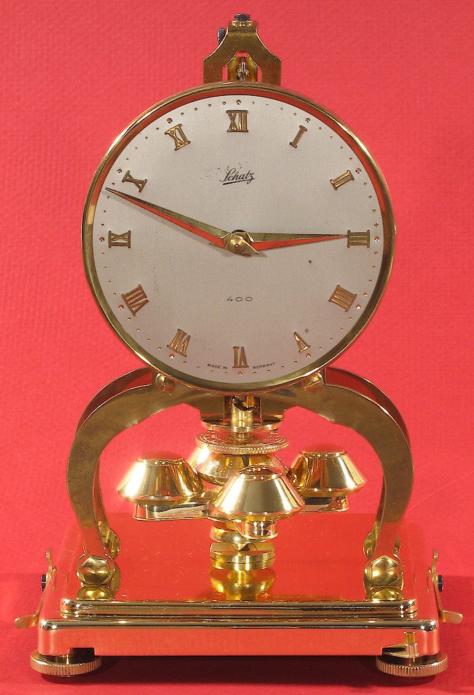 Schatz London Coach Miniature 400 Day Clock. Schatz London Coach Miniature 400 Day Clock Shelf Clock Model Photo