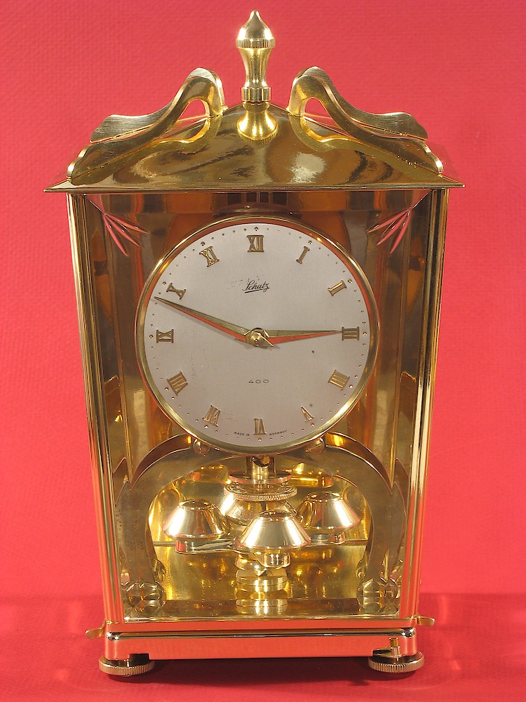 Schatz London Coach Miniature 400 Day Clock. Schatz London Coach Miniature 400 Day Clock Shelf Clock Model Photo