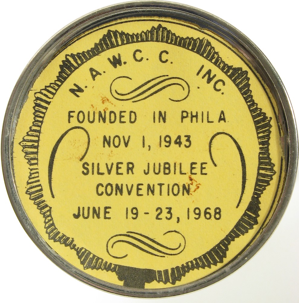 Westclox Nawcc Chapter 1 25th Anniversary. NAWCC Chapter 1  date 6-67 Watch paper inside the case back.