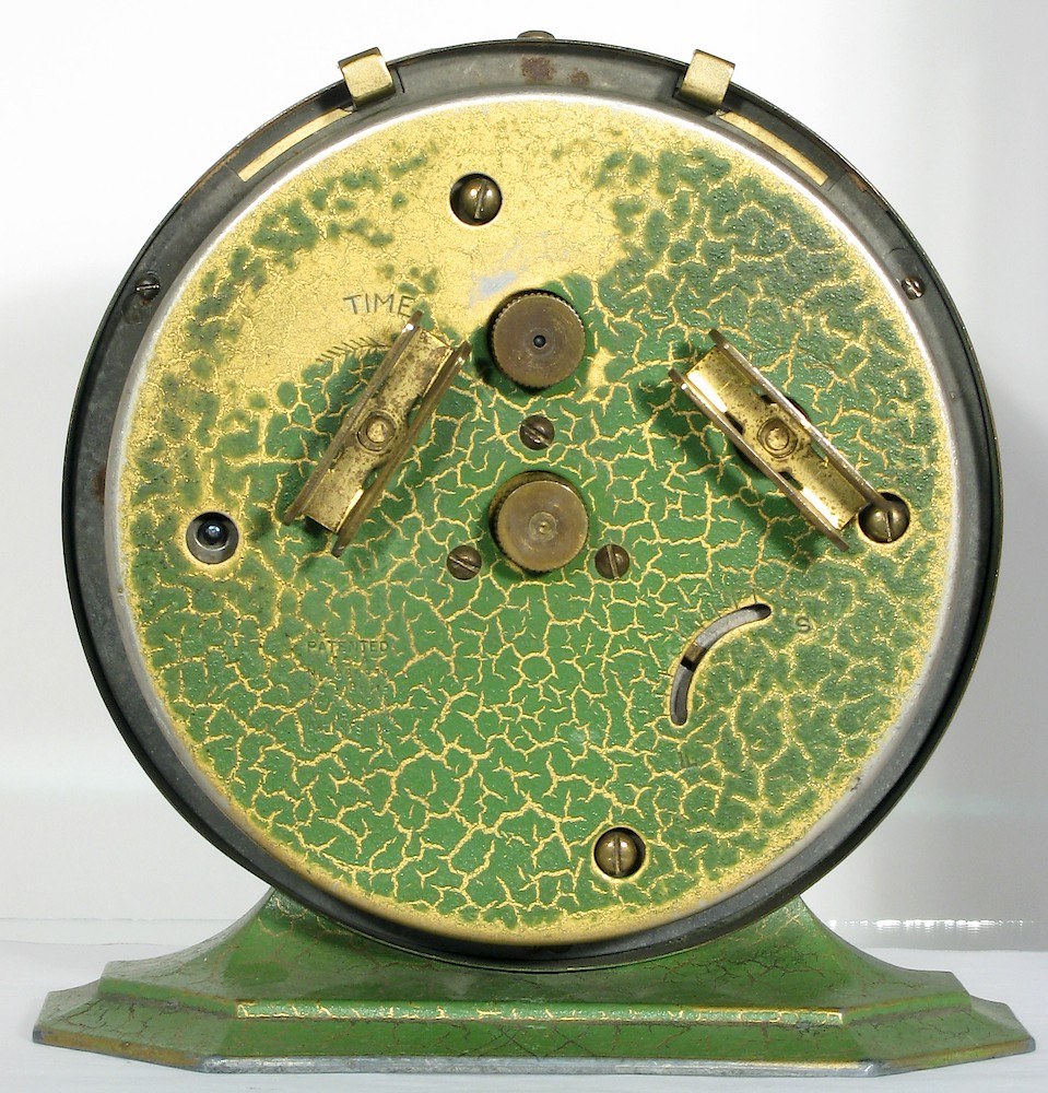 Westclox Big Ben Style 2 Green Crackle Luminous. Westclox Big Ben Style 2 Green Crackle Luminous Alarm Clock Model Photo