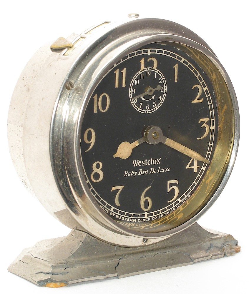 Westclox Baby Ben Style 2 Nickel Luminous. Westclox Baby Ben Style 2 Nickel Luminous Alarm Clock Model Photo