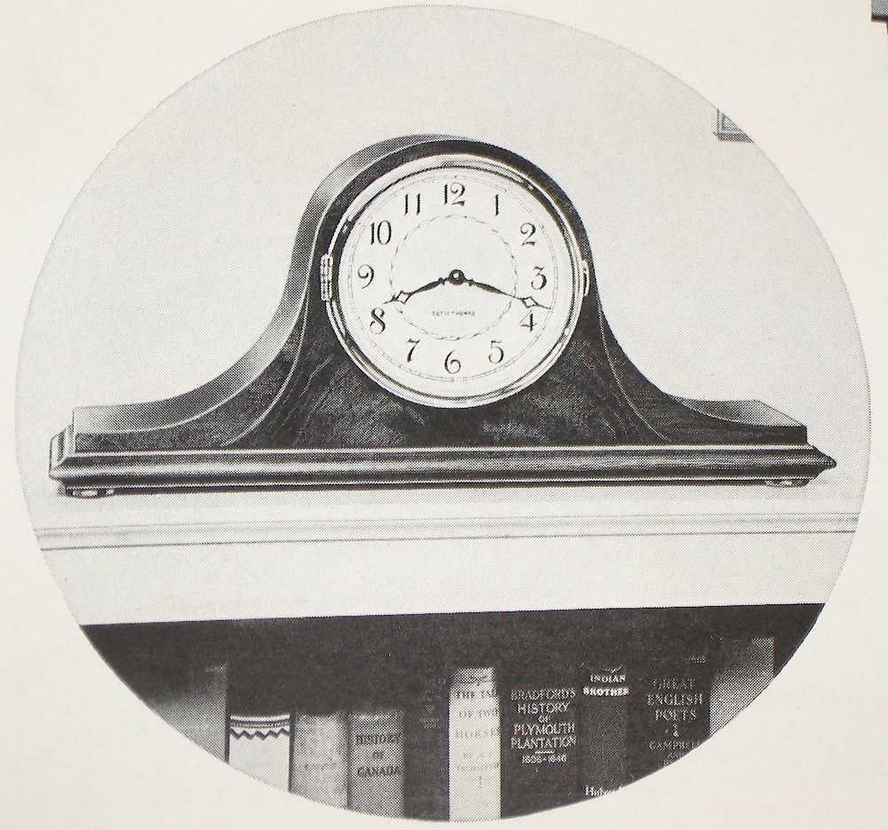 Seth Thomas Staunton 1w. Seth Thomas Staunton 1w Shelf Clock Model Photo