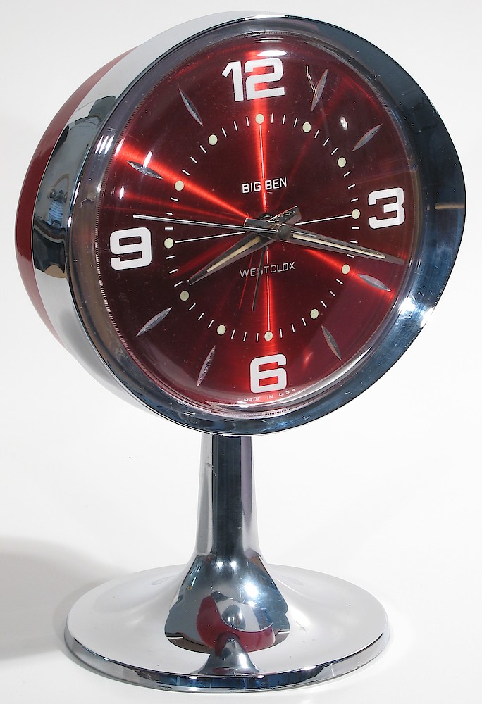 Westclox Big Ben Sculptura Radiant Red. Westclox Big Ben Sculptura Radiant Red Alarm Clock Model Photo