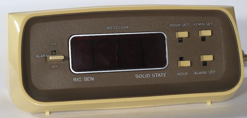 Westclox Big Ben Solid State White Ginger. Big Ben Solid State