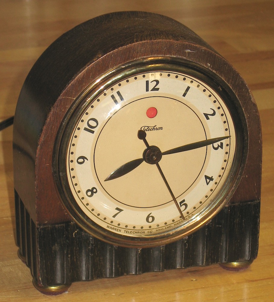 Telechron 3h81. Telechron 3h81 Shelf Clock Model Photo