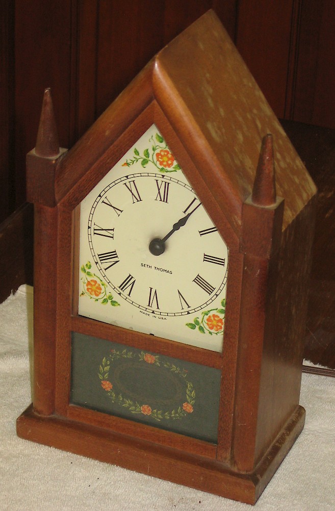 Seth Thomas Sharon Echo S. Seth Thomas Sharon Echo S Shelf Clock Model Photo