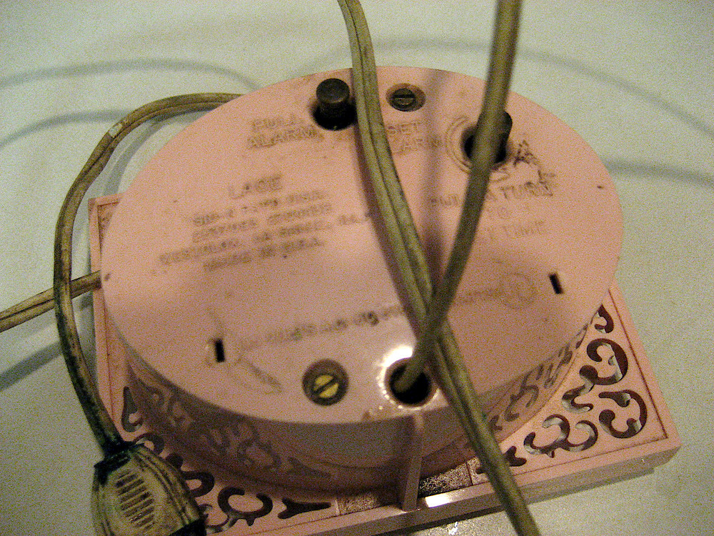 Westclox Lace Pink. Westclox Lace Pink Alarm Clock Model Photo