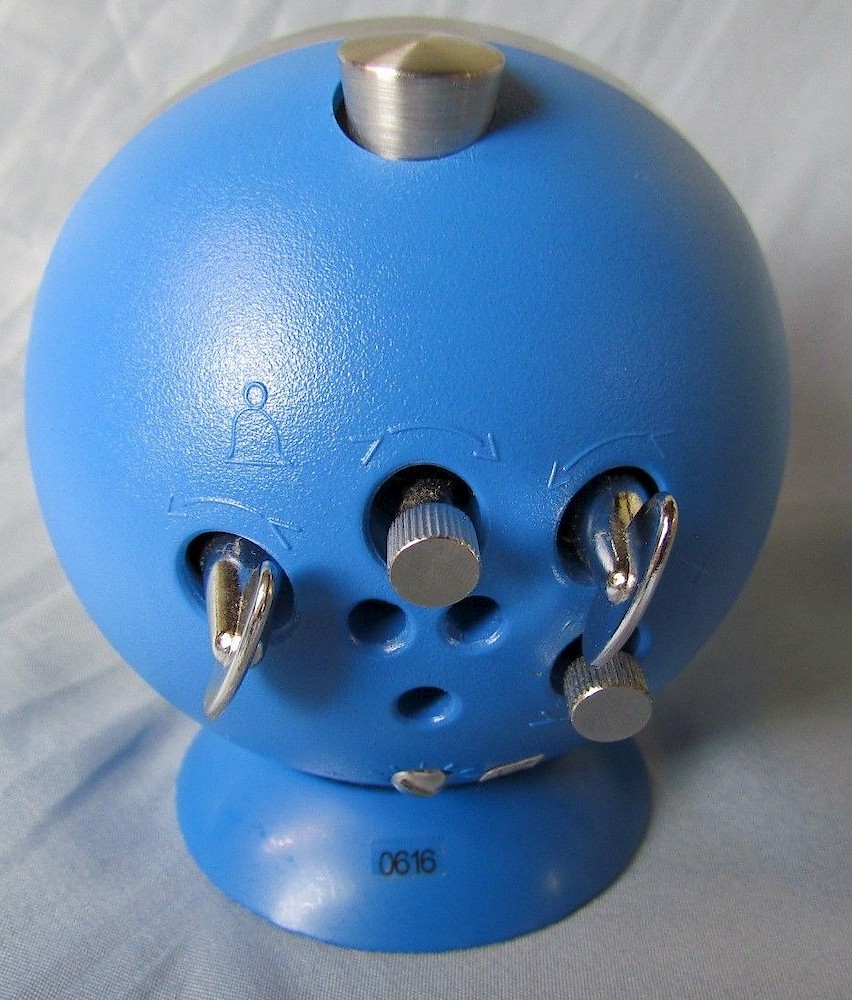 Westclox Baby Ben Style 10 Blue Case Peace. Westclox Baby Ben Style 10 Blue Case Peace Alarm Clock Model Photo
