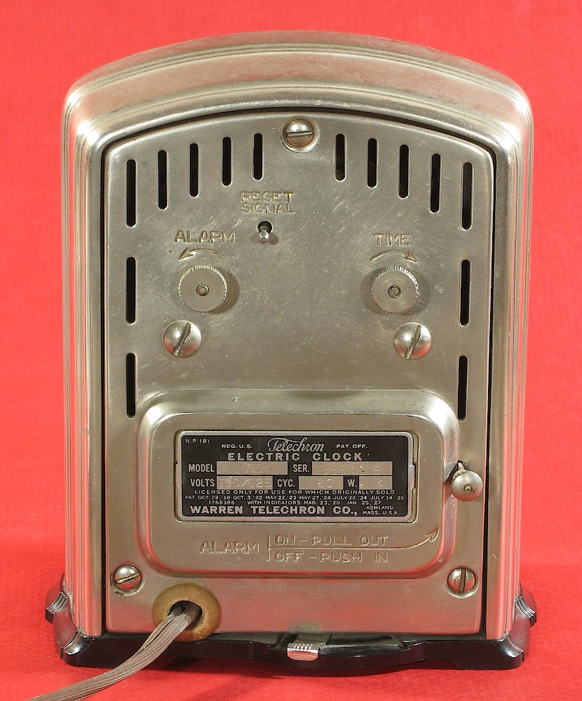 Telechron 711. Telechron 711 Alarm Clock Model Photo