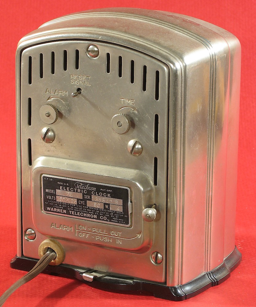 Telechron 711. Telechron 711 Alarm Clock Model Photo