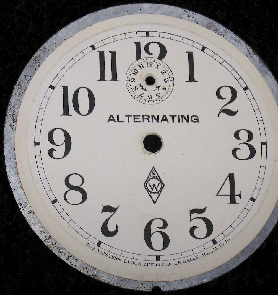 Westclox Alternating Alarm. Alternating dated 8-17-07 on movement