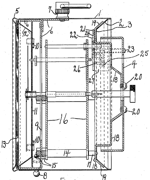 Clock. Looks Like A Sleep Meter. Bell Back Alarm Clock Shown In The Drawings.