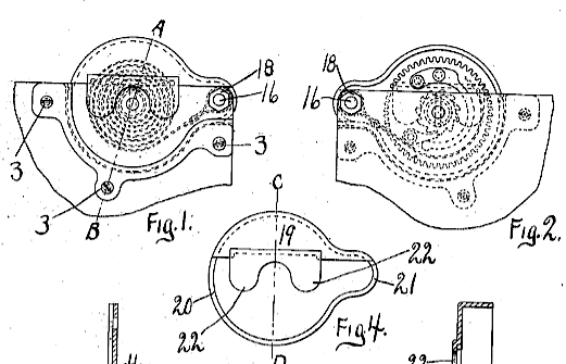 Clock. The Bridge For The Mainspring And Mainwheel Is Attached To The Back Plate By Three Screws And One Nut. The Guard Protects Other Parts Of The Clock In Case Of Mainspring Breakage.