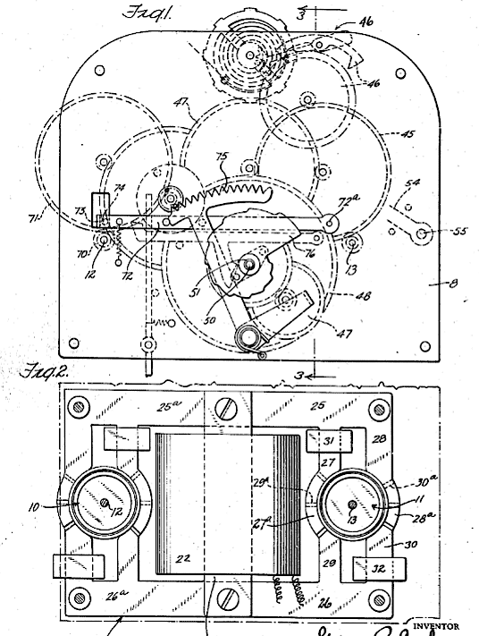 Electrical Actuating Means For Clocks And Instruments