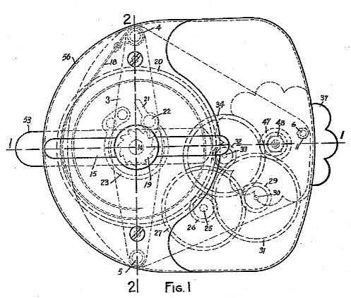 Toy Outboard Motor Driving And Steering Mechanism