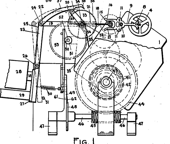 Clock And Associated Timekeeping Mechanism. Shows 4 Embodiments Of The Invention.