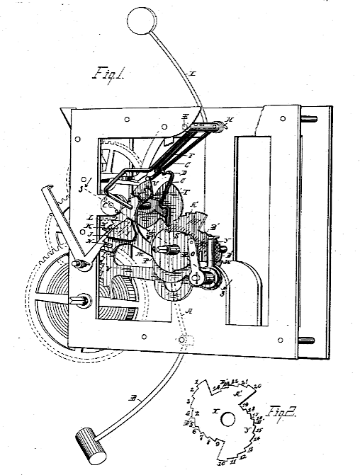 Twenty-Four Hour Striking Clock. The System Consists Of 2 Racks And 2 Snails And Reminds Me Of The Sessions Two-train Westminster Chime Movement.