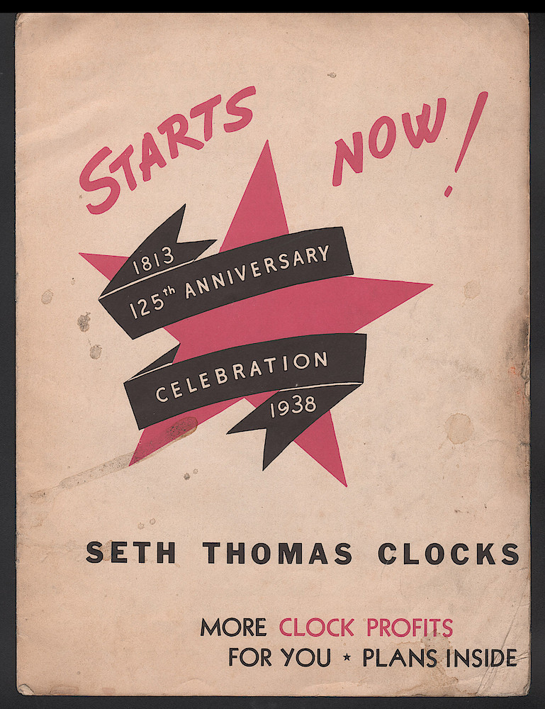 Seth Thomas Presents 1938 Clocks > 125th-1. 1937, Seth Thomas Catalog No. 800; Seth Thomas Clocks; Thomaston; Conn.; a Division of General Time Corporation; page 125th-1