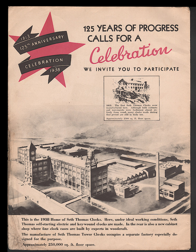 Seth Thomas Presents 1938 Clocks > 125th-2. 1937, Seth Thomas Catalog No. 800; Seth Thomas Clocks; Thomaston; Conn.; a Division of General Time Corporation; page 125th-2