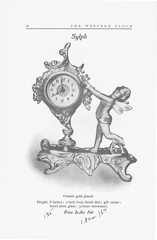 1902 Catalog, The Western Clock Mfg. Company; LaSalle; Illinois; U.S.A. > 18. 1902 Catalog, The Western Clock Mfg. Company; LaSalle; Illinois; U.S.A.; page 18
