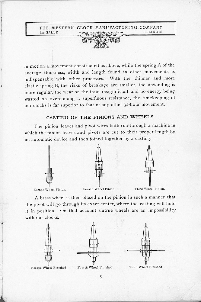 1904 Western Clock Mfg. Co. Catalog (missing pp. 21 - 24); La Salle; Illinois > 5. 1904 Western Clock Mfg. Co. Catalog (missing pp. 21 - 24); La Salle; Illinois; page 5