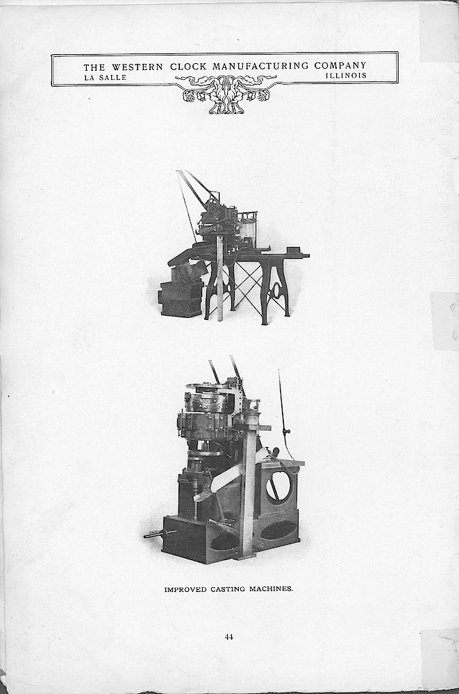 1904 Western Clock Mfg. Co. Catalog (missing pp. 21 - 24); La Salle; Illinois > 44. 1904 Western Clock Mfg. Co. Catalog (missing pp. 21 - 24); La Salle; Illinois; page 44