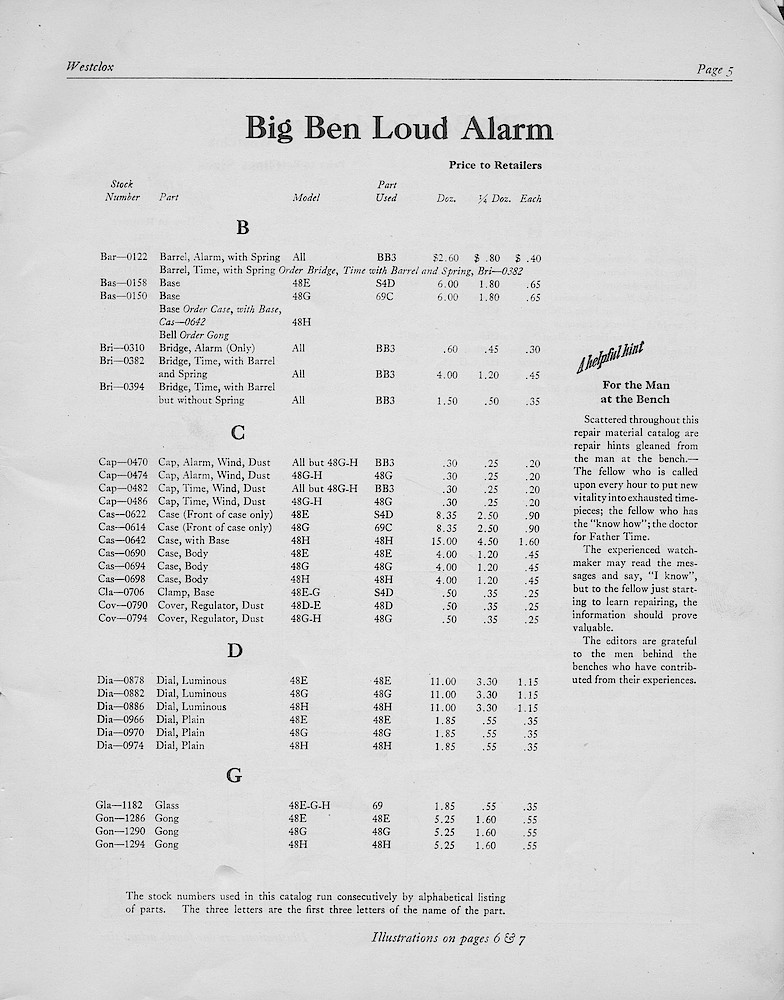 1950, First Aid for Injured Westclox; Westclox, Division of General Time Corporation, LaSalle, Illinois, USA > 5. 1950, First Aid for Injured Westclox; Westclox, Division of General Time Corporation, LaSalle, Illinois, USA; page 5