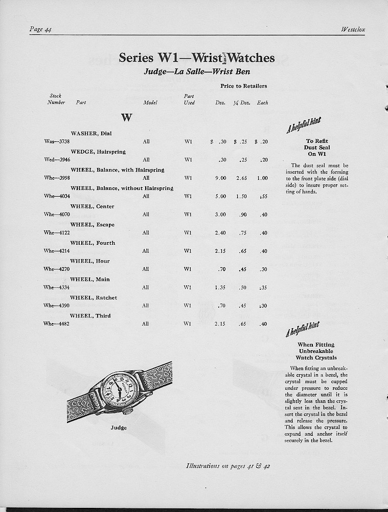 1950, First Aid for Injured Westclox; Westclox, Division of General Time Corporation, LaSalle, Illinois, USA > 44. 1950, First Aid for Injured Westclox; Westclox, Division of General Time Corporation, LaSalle, Illinois, USA; page 44