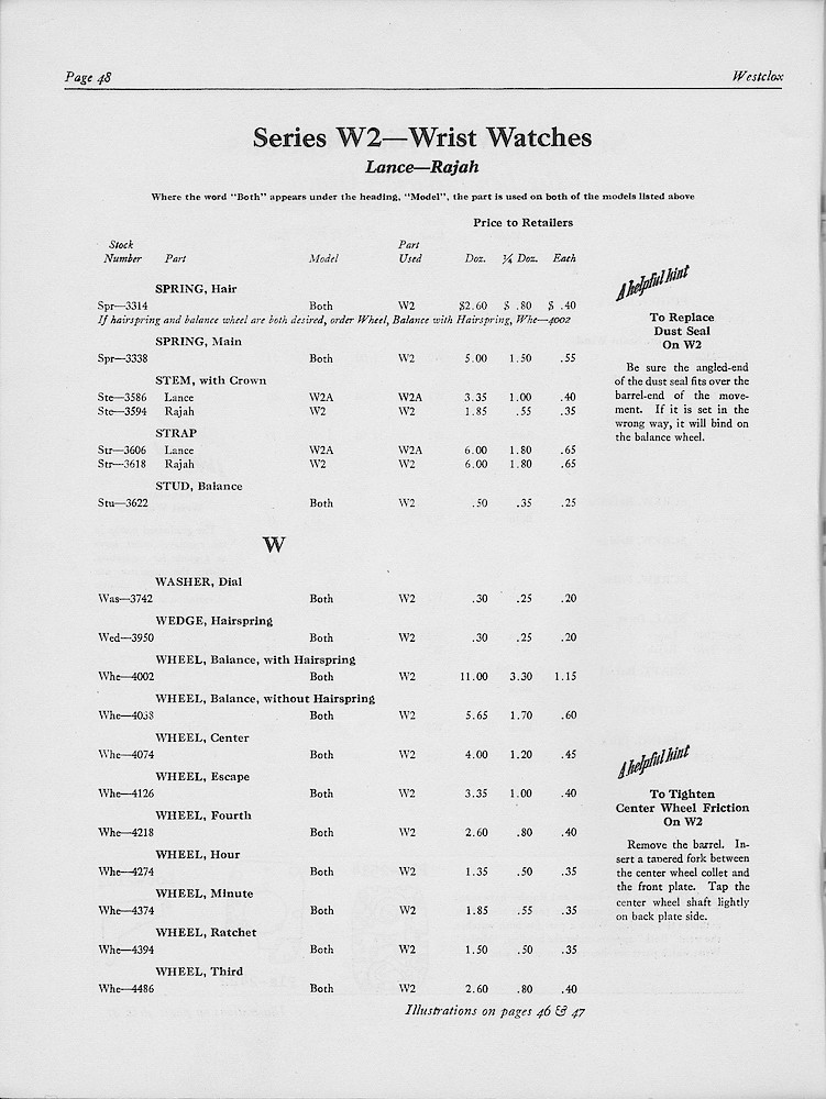 1950, First Aid for Injured Westclox; Westclox, Division of General Time Corporation, LaSalle, Illinois, USA > 48. 1950, First Aid for Injured Westclox; Westclox, Division of General Time Corporation, LaSalle, Illinois, USA; page 48