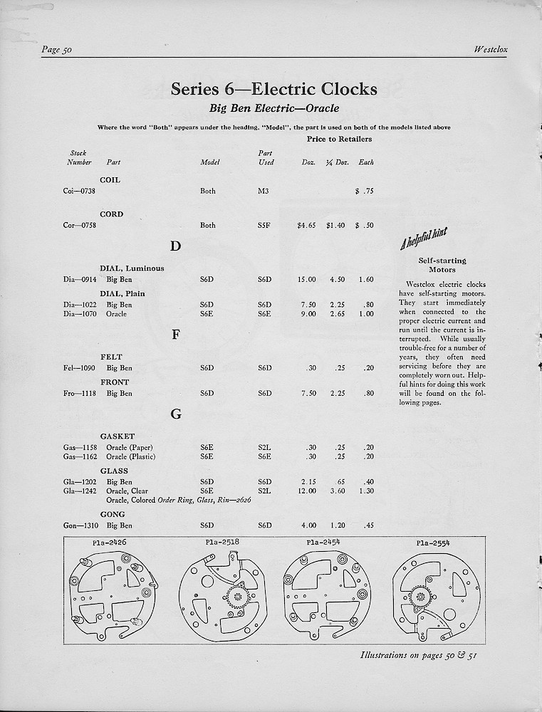 1950, First Aid for Injured Westclox; Westclox, Division of General Time Corporation, LaSalle, Illinois, USA > 50. 1950, First Aid for Injured Westclox; Westclox, Division of General Time Corporation, LaSalle, Illinois, USA; page 50