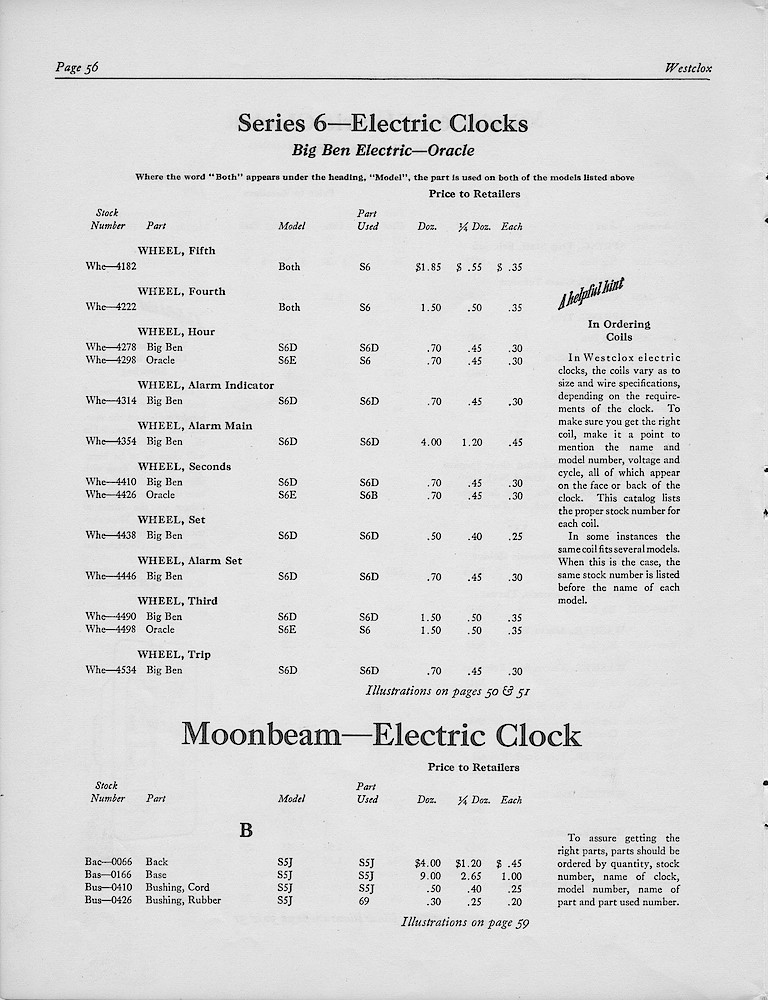 1950, First Aid for Injured Westclox; Westclox, Division of General Time Corporation, LaSalle, Illinois, USA > 56. 1950, First Aid for Injured Westclox; Westclox, Division of General Time Corporation, LaSalle, Illinois, USA; page 56