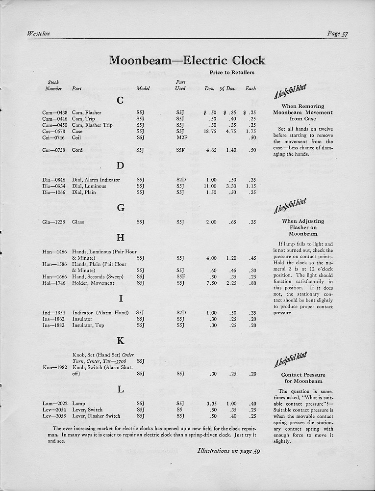 1950, First Aid for Injured Westclox; Westclox, Division of General Time Corporation, LaSalle, Illinois, USA > 57. 1950, First Aid for Injured Westclox; Westclox, Division of General Time Corporation, LaSalle, Illinois, USA; page 57