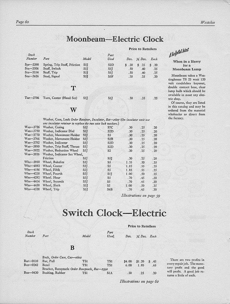 1950, First Aid for Injured Westclox; Westclox, Division of General Time Corporation, LaSalle, Illinois, USA > 60. 1950, First Aid for Injured Westclox; Westclox, Division of General Time Corporation, LaSalle, Illinois, USA; page 60