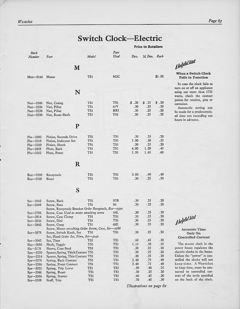 1950, First Aid for Injured Westclox; Westclox, Division of General Time Corporation, LaSalle, Illinois, USA > 63. 1950, First Aid for Injured Westclox; Westclox, Division of General Time Corporation, LaSalle, Illinois, USA; page 63