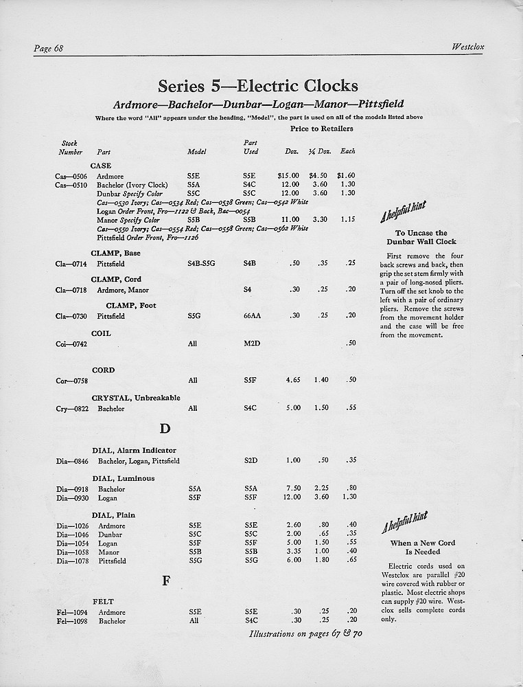 1950, First Aid for Injured Westclox; Westclox, Division of General Time Corporation, LaSalle, Illinois, USA > 68. 1950, First Aid for Injured Westclox; Westclox, Division of General Time Corporation, LaSalle, Illinois, USA; page 68