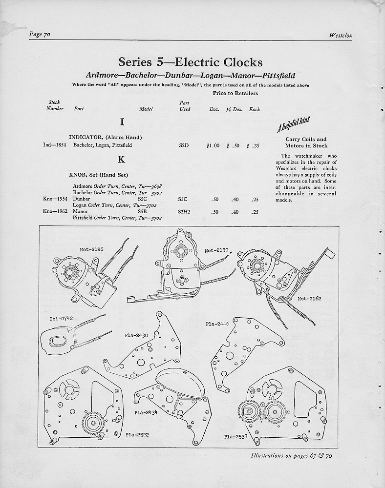 1950, First Aid for Injured Westclox; Westclox, Division of General Time Corporation, LaSalle, Illinois, USA > 70. 1950, First Aid for Injured Westclox; Westclox, Division of General Time Corporation, LaSalle, Illinois, USA; page 70