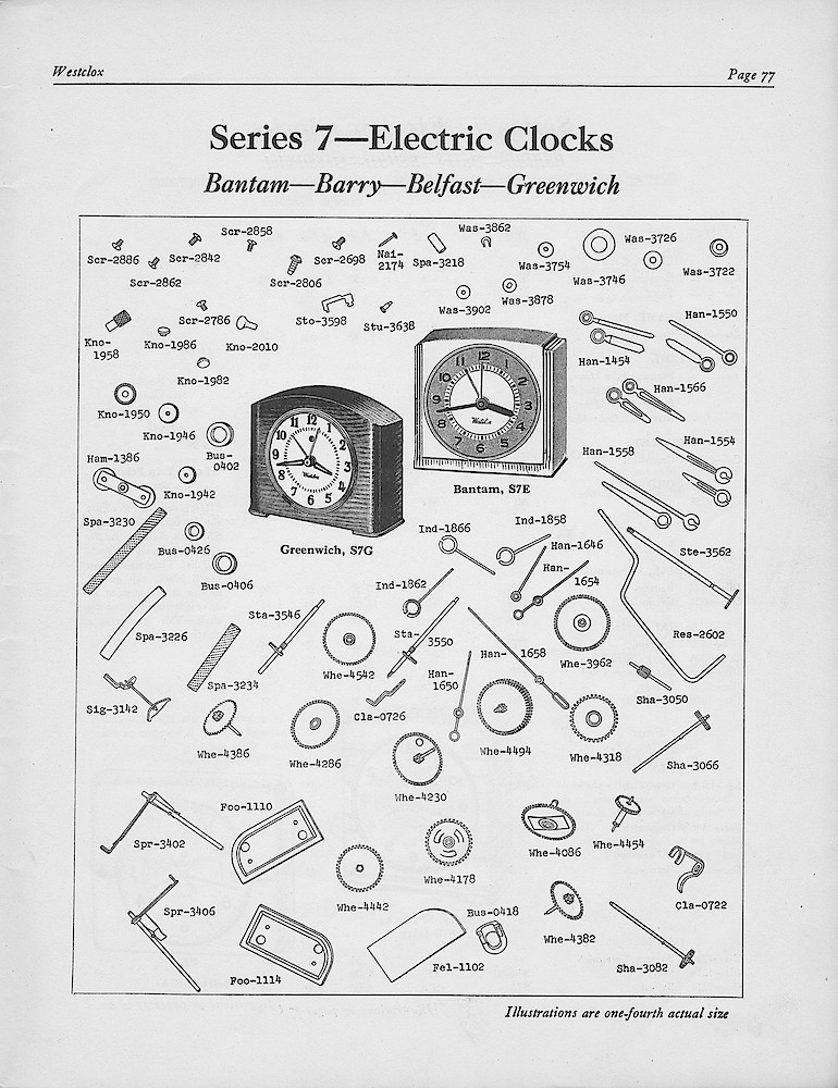 1950, First Aid for Injured Westclox; Westclox, Division of General Time Corporation, LaSalle, Illinois, USA > 77. 1950, First Aid for Injured Westclox; Westclox, Division of General Time Corporation, LaSalle, Illinois, USA; page 77