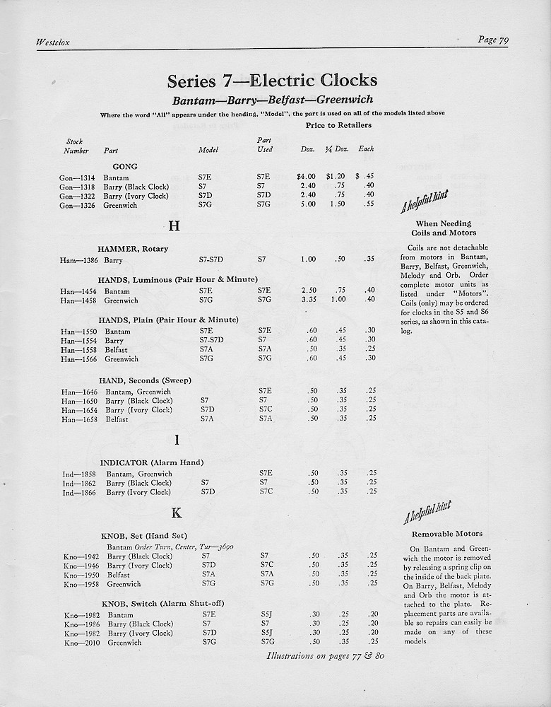 1950, First Aid for Injured Westclox; Westclox, Division of General Time Corporation, LaSalle, Illinois, USA > 79. 1950, First Aid for Injured Westclox; Westclox, Division of General Time Corporation, LaSalle, Illinois, USA; page 79