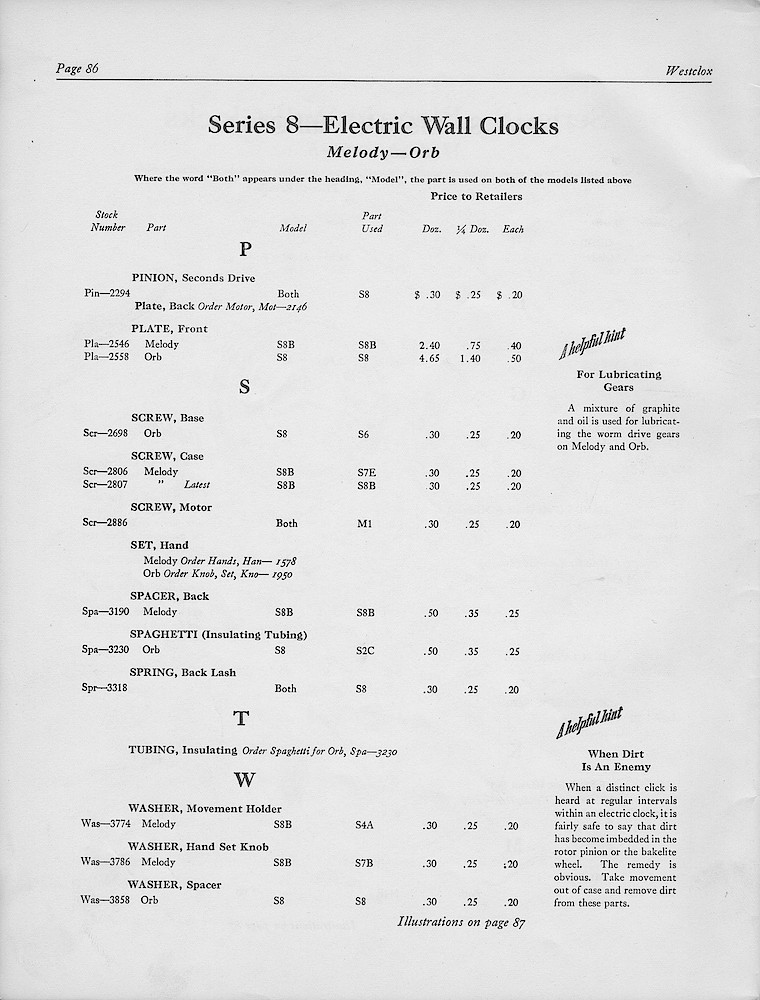 1950, First Aid for Injured Westclox; Westclox, Division of General Time Corporation, LaSalle, Illinois, USA > 86. 1950, First Aid for Injured Westclox; Westclox, Division of General Time Corporation, LaSalle, Illinois, USA; page 86