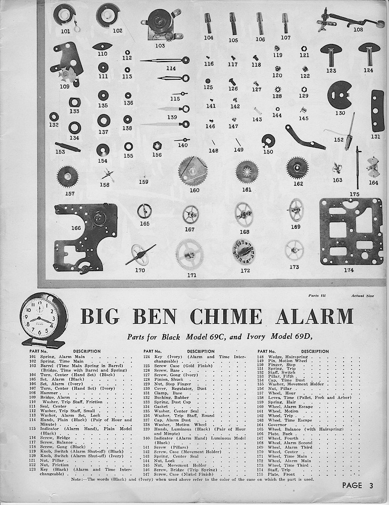 1943, Illustrated Catalog of Westclox Materials; Henry Paulson & Co.; 37 S. Wabash Ave.; Chicago > 3. 1943, Illustrated Catalog of Westclox Materials; Henry Paulson & Co.; 37 S. Wabash Ave.; Chicago; page 3