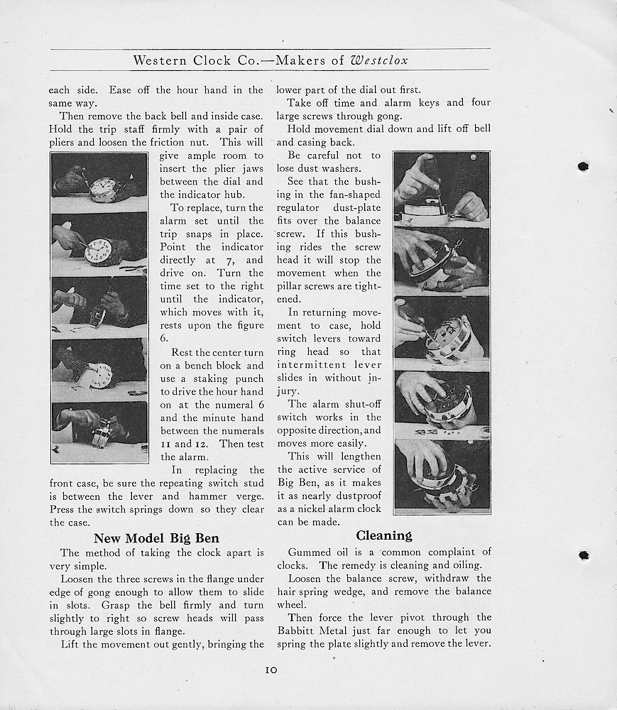 1919, First Aid for Injured Westclox, Western Clock Co. - Makers of Westclox; LaSalle - Peru; Illinois > 10. 1919, First Aid for Injured Westclox, Western Clock Co. - Makers of Westclox; LaSalle - Peru; Illinois; page 10