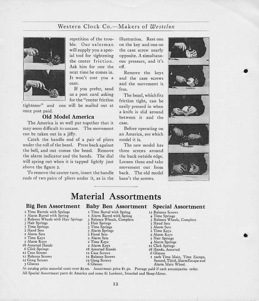 1919, First Aid for Injured Westclox, Western Clock Co. - Makers of Westclox; LaSalle - Peru; Illinois > 12. 1919, First Aid for Injured Westclox, Western Clock Co. - Makers of Westclox; LaSalle - Peru; Illinois; page 12